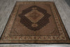 Load image into Gallery viewer, 6.8 x 8 Tribal Persian Traditional Wool Silk Hand-Knotted Rug #F-3080
