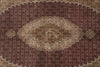Load image into Gallery viewer, 6.7 x 10 High Quality Traditional Mahi Tabriz Wool Silk Hand-Knotted Rug #F-3081