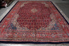 Load image into Gallery viewer, 10.7 x 14.6 Persian Herati Mahal Rug Navy Blue #F-4129