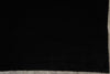 Load image into Gallery viewer, 8 x 10 PLAIN SOLID BLACK Handmade Wool rug CONTEMPORARY #F-3315