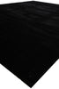 Load image into Gallery viewer, 8 x 10 PLAIN SOLID BLACK Handmade Wool rug CONTEMPORARY #F-3315