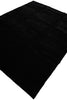 Load image into Gallery viewer, 8 x 10 PLAIN SOLID BLACK Handmade Wool rug CONTEMPORARY #F-3315