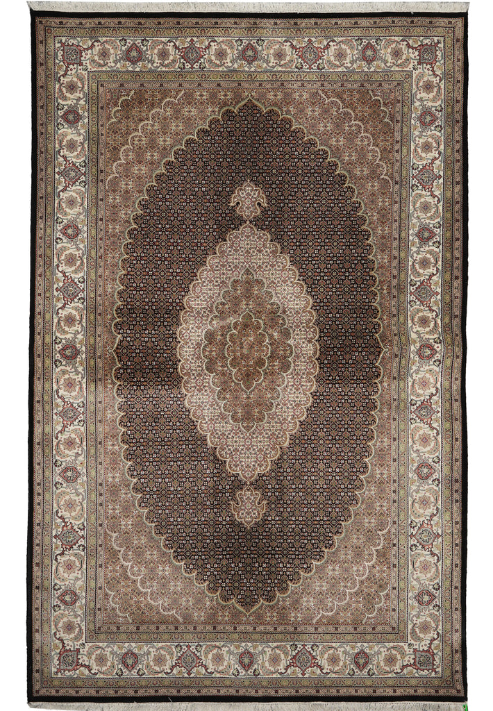 6.8 x 10 Artisanal Persian Traditional Woo Hand-Knotted Rug