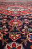 Load image into Gallery viewer, 9 x 12 Signed persian Kashan rug Navy Blue #F-4130