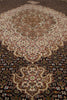Load image into Gallery viewer, 6.8 x 10 Traditional Wool Silk Quality Tabriz Mahi Rug  Hand-Knotted Rug #F-3082