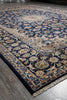 Load image into Gallery viewer, 9 x 13 Persian Najafabad Esfahan Wool rug Navy Blue #F-4131