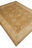 Load image into Gallery viewer, 8 x 9.7 Sage Green Chobi Peshawar Handmade Rug #PIX-20572