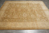 Load image into Gallery viewer, 8 x 9.7 Sage Green Chobi Peshawar Handmade Rug #PIX-20572