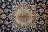 Load image into Gallery viewer, 9 x 13 Persian Najafabad Esfahan Wool rug Navy Blue #F-4131
