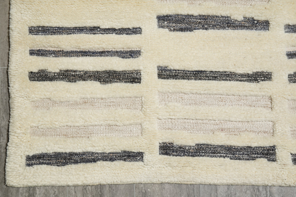 8.5 x 11.3 New Handmade Contemporary Rug Natural Wool Brand Carpet #F-3313