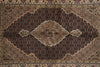Load image into Gallery viewer, 4.8 x 6.9 Tabriz Mahi Wool Silk Hand-Knotted Quality Rug Dense and Lustrous #F-3083