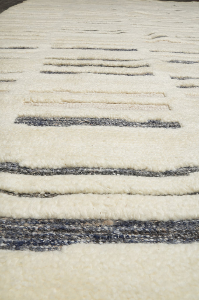 8.5 x 11.3 New Handmade Contemporary Rug Natural Wool Brand Carpet #F-3313