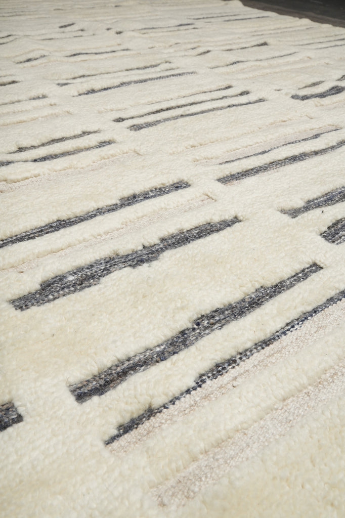 8.5 x 11.3 New Handmade Contemporary Rug Natural Wool Brand Carpet #F-3313