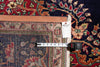 Load image into Gallery viewer, 10.3 x 12.7 Persian Tabriz Rug Dark Blue #F-4132