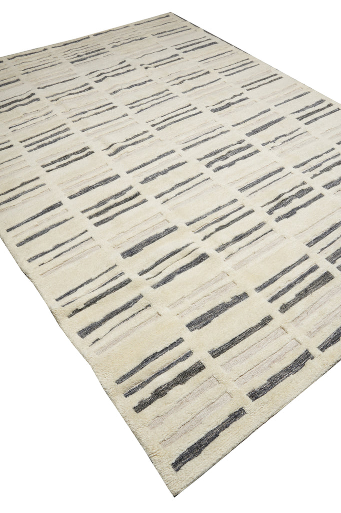 8.5 x 11.3 New Handmade Contemporary Rug Natural Wool Brand Carpet #F-3313