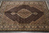 Load image into Gallery viewer, 4.8 x 6.9 Tabriz Mahi Wool Silk Hand-Knotted Quality Rug Dense and Lustrous #F-3083