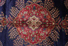 Load image into Gallery viewer, 10.3 x 12.7 Persian Tabriz Rug Dark Blue #F-4132