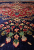 Load image into Gallery viewer, 10.3 x 12.7 Persian Tabriz Rug Dark Blue #F-4132