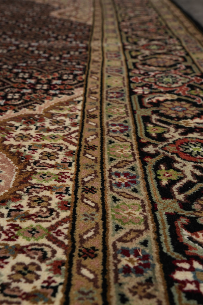 5 x 7 Mahi Tabriz Traditional Woo Hand-Knotted Rug #F-3084