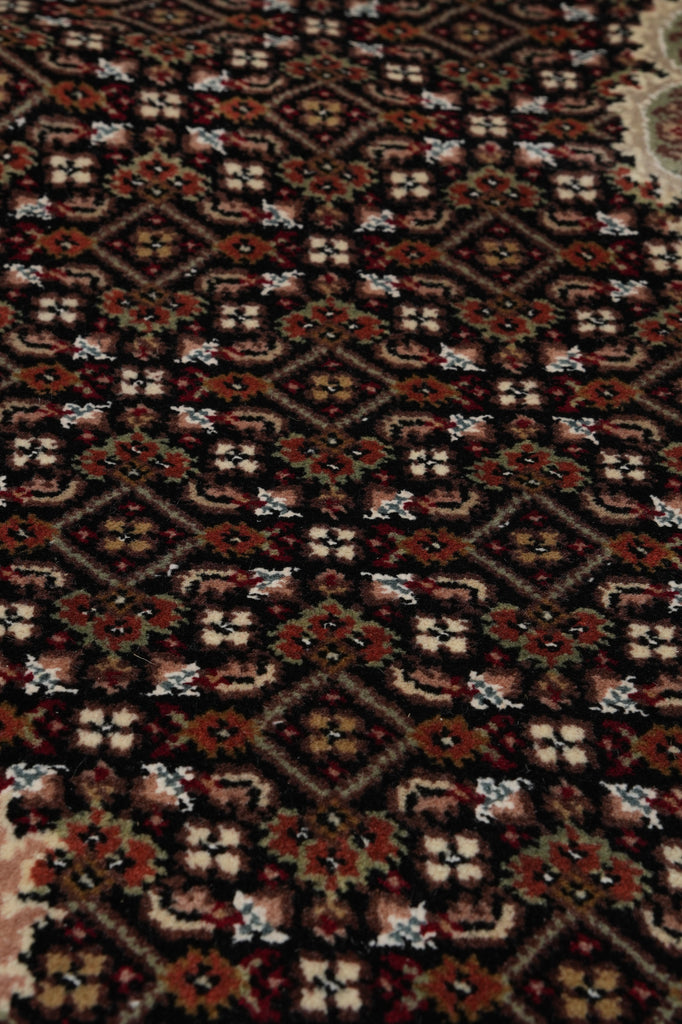 5 x 7 Mahi Tabriz Traditional Woo Hand-Knotted Rug #F-3084