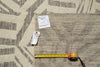Load image into Gallery viewer, 9.3 x 13.7 Great Handmade Modern Rug Carved Raised Natural Wool Pile Ivory #F-3319