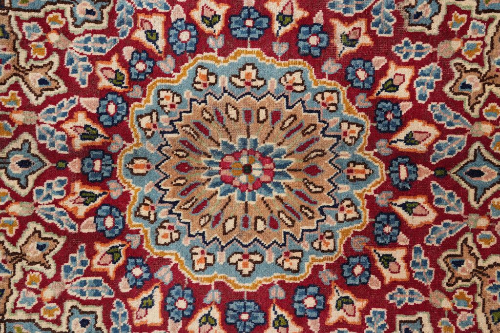 9 x 12 Persian Kerman rug Dark Blue #F-4133