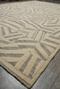 Load image into Gallery viewer, 9.3 x 13.7 Great Handmade Modern Rug Carved Raised Natural Wool Pile Ivory #F-3319