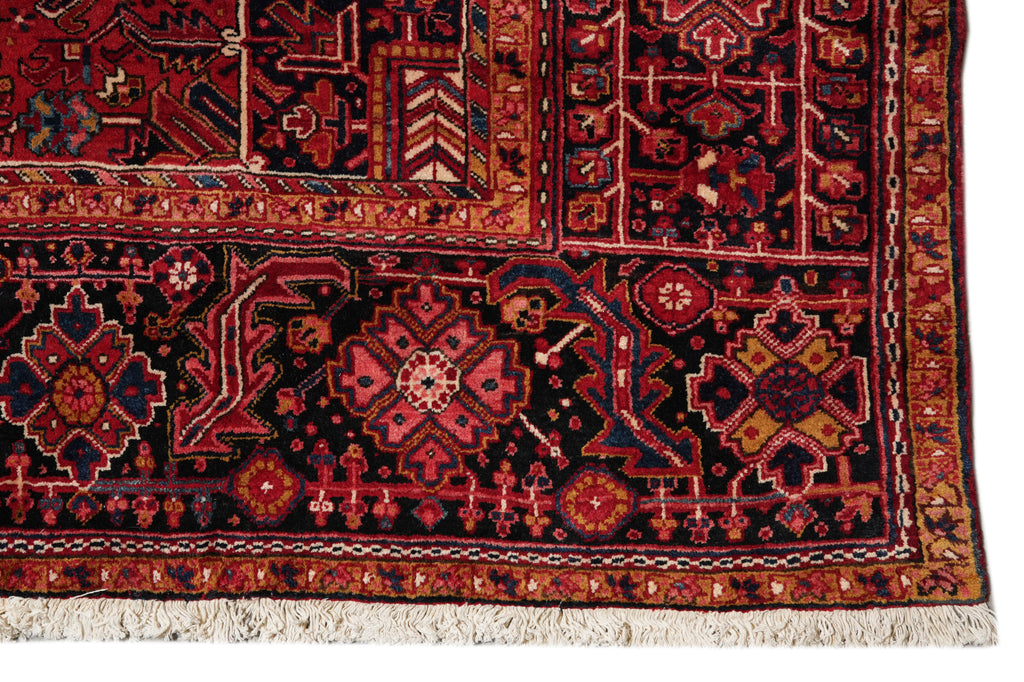 11 x 14.7 Authentic Large Persian Heriz Rug #PIX-11851