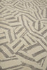 Load image into Gallery viewer, 9.3 x 13.7 Great Handmade Modern Rug Carved Raised Natural Wool Pile Ivory #F-3319