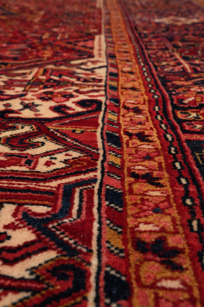 11 x 14.7 Authentic Large Persian Heriz Rug #PIX-11851