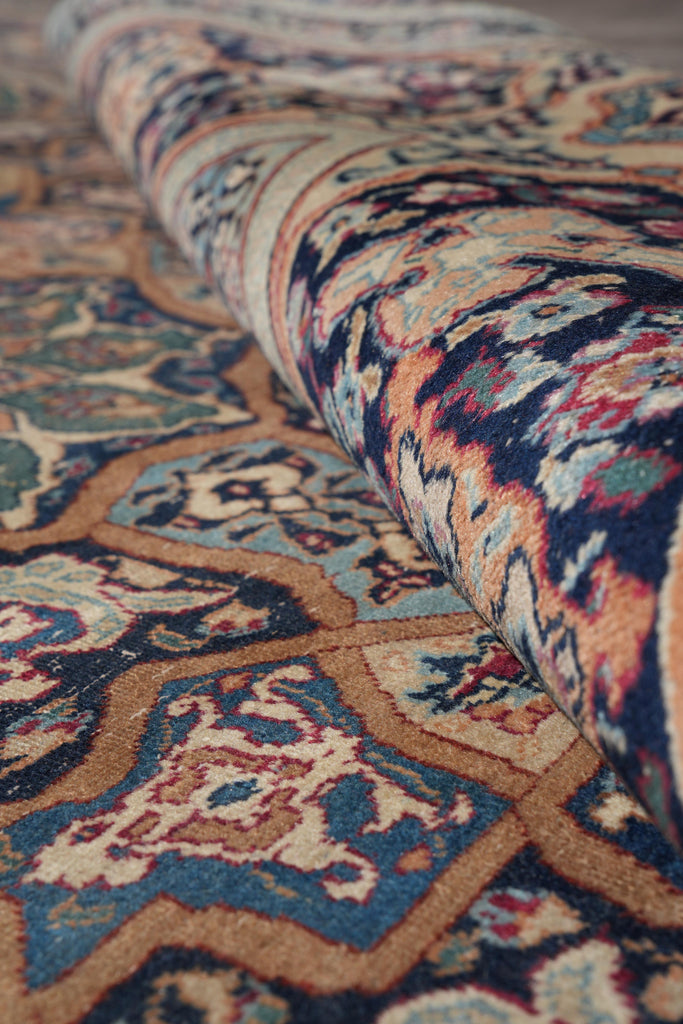 9.1 x 13.2 Semi-Antique Persian Khorassan Rug Unique 1960's #F-4134