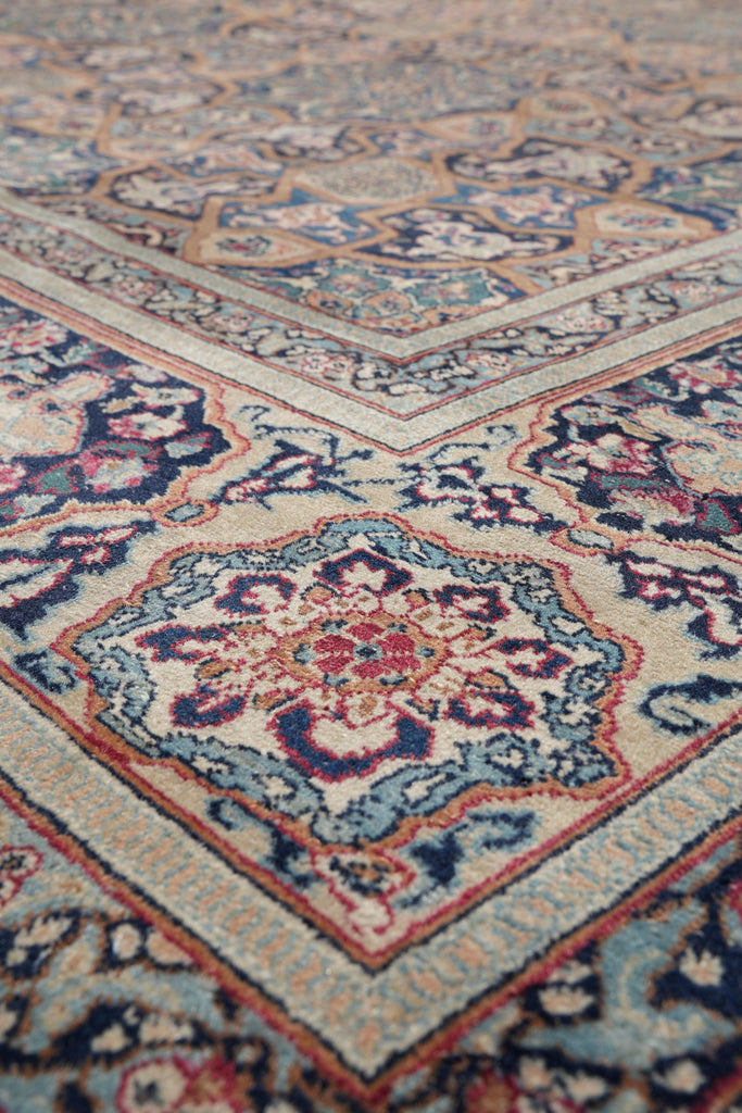 9.1 x 13.2 Semi-Antique Persian Khorassan Rug Unique 1960's #F-4134