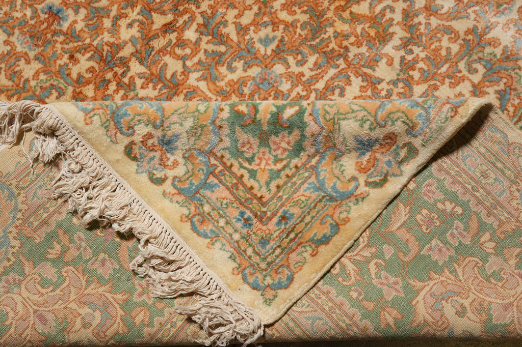 11.6 x 19.6   Open Field Old Persian Kerman Rug #PIX-391