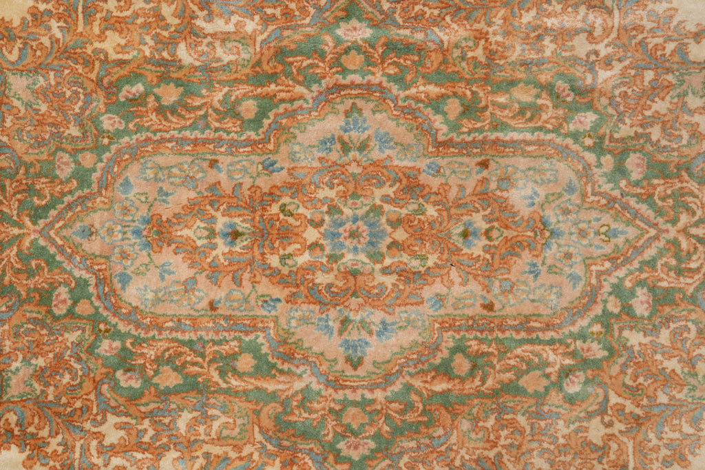 11.6 x 19.6   Open Field Old Persian Kerman Rug #PIX-391