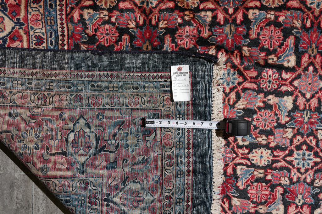 10 x 12.8 Semi-Antique Persian Herati Rug #F-4135