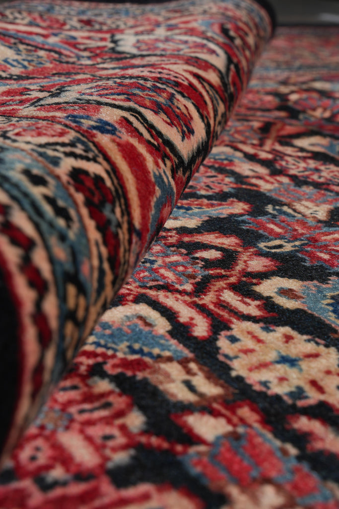 10 x 12.8 Semi-Antique Persian Herati Rug #F-4135