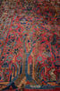 Load image into Gallery viewer, 13 x 22.3 ANTIQUE 1930's High Quality Persian Kashan Rug TREES BIRDS DEERS #PIX-16268