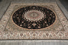 Load image into Gallery viewer, 9 x 9 Square Silk Handmade Fancy Rug QOM #40673