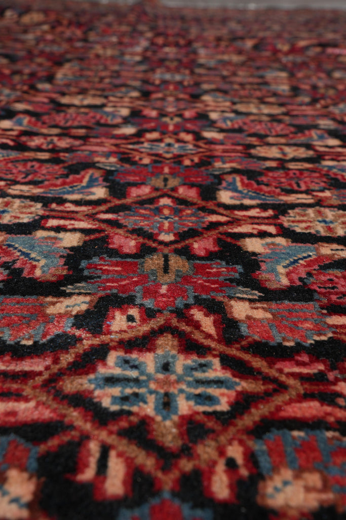 10 x 12.8 Semi-Antique Persian Herati Rug #F-4135