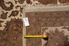 Load image into Gallery viewer, 12 x 15.9 Quality Ivory Wool Handmade Jaipur Rug #PIX-5662