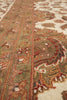 Load image into Gallery viewer, 12 x 15.9 Quality Ivory Wool Handmade Jaipur Rug #PIX-5662