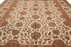 Load image into Gallery viewer, 12 x 15.9 Quality Ivory Wool Handmade Jaipur Rug #PIX-5662