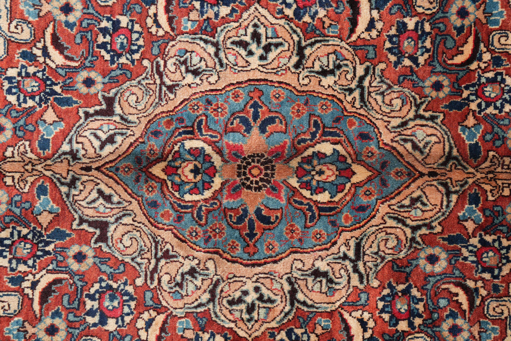 9.6 x 13 Historic ZirKhaki persian Kashmar Rug Exotic Pattern #F-4136
