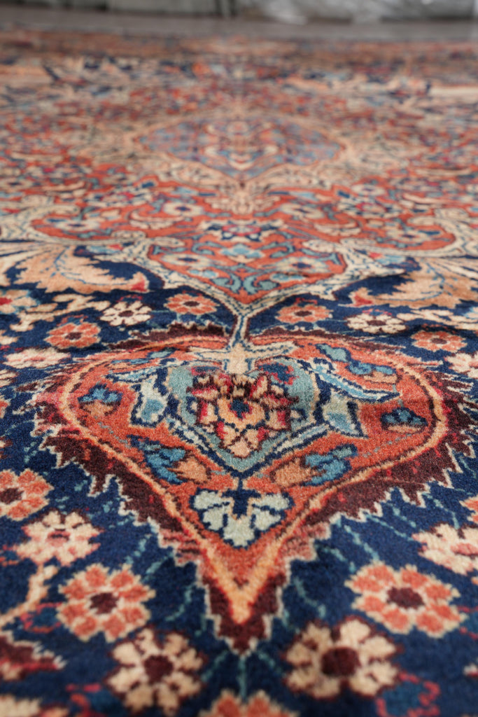 9.6 x 13 Historic ZirKhaki persian Kashmar Rug Exotic Pattern #F-4136