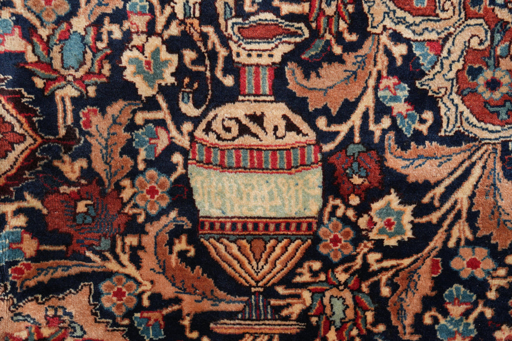 9.6 x 13 Historic ZirKhaki persian Kashmar Rug Exotic Pattern #F-4136