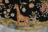 Load image into Gallery viewer, 6 x 6 Round Needle Point Rug Deers Dog Duck #018066