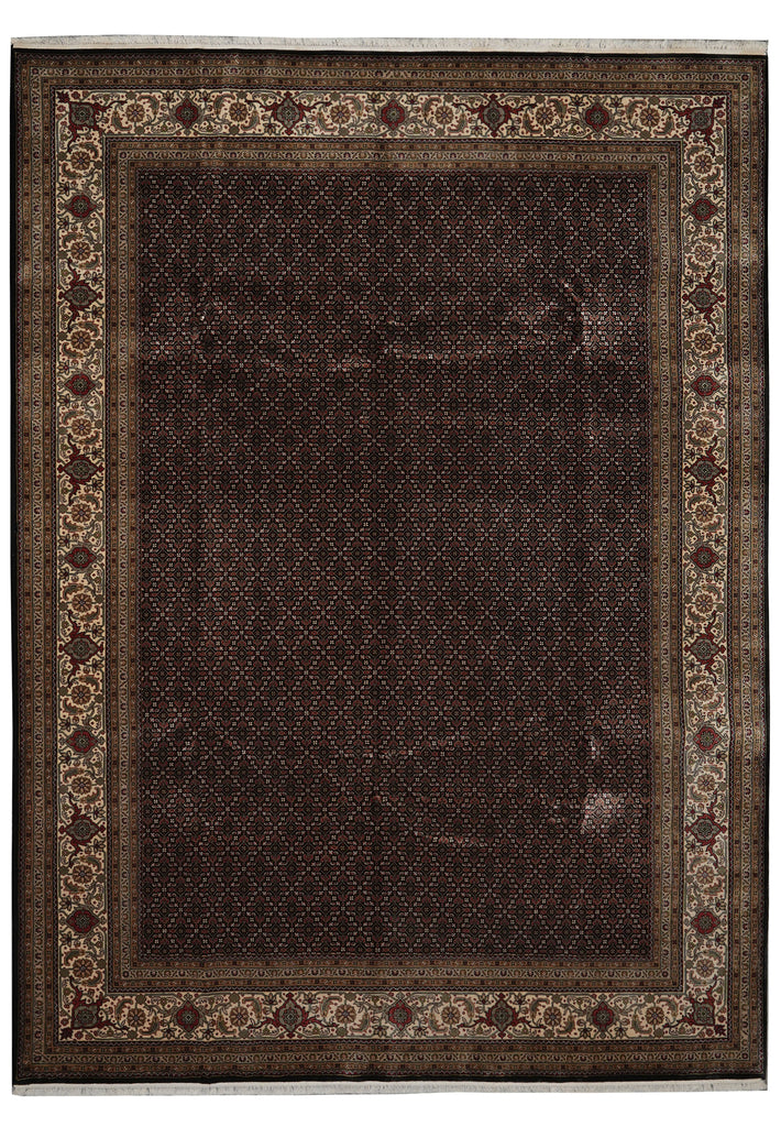 8.3 x 11.5 Artisanal Persian Traditional Woo Hand-Knotted Rug 