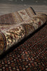 Load image into Gallery viewer, 8.3 x 11.5 High Quality Wool and Silk Mahi Tabriz All Over Herati Hand-Knotted Rug Black #PIX-802-30