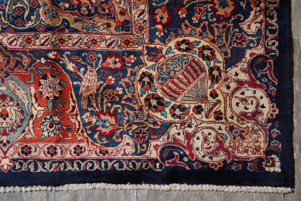 10 x 13.2 Persian Kashar Rug Zirkhaki Ancient Pattern #F-4137