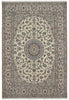 Load image into Gallery viewer, 6.5 x 9.6 Stunning Authentic Persian Nain Rug Wool and Silk 500KPSI #PIX-26310